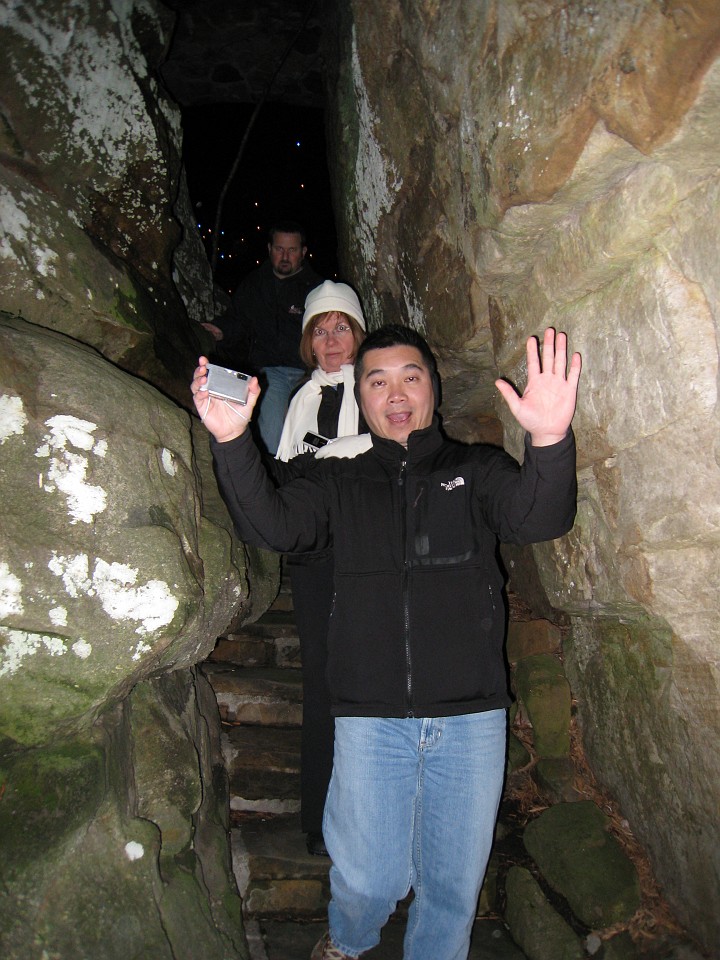 Vacation 2007-12 - Rock City 0043.jpg - Rock City outside of Chattanooga Tennessee has been a tourist attraction since 1932. I remembered seeing barn roofs painted with "See Rock City" and wanted to pay a visit to its home on Lookout Mountain. Christmas Vacation 2007-08.